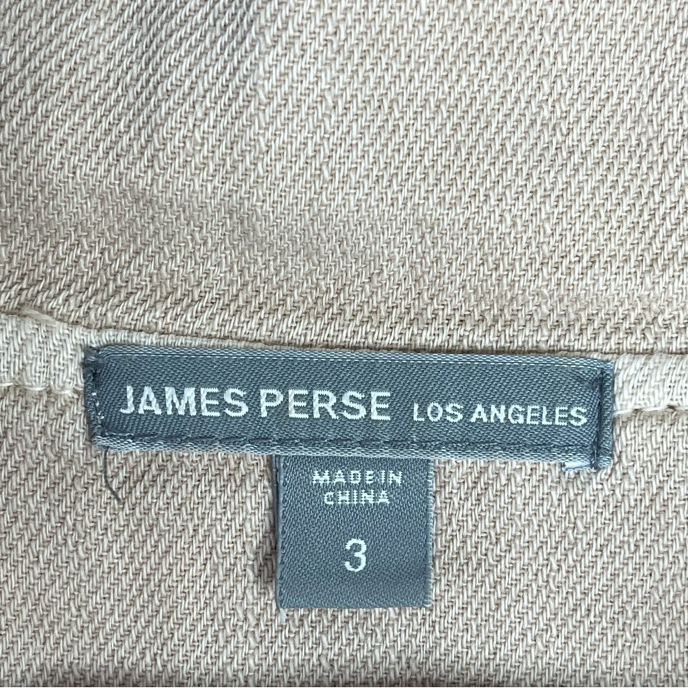 James Perse Utility Jacket Womens Size 3 Large Cotton Safari Military Chore Coat - Picture 13 of 14